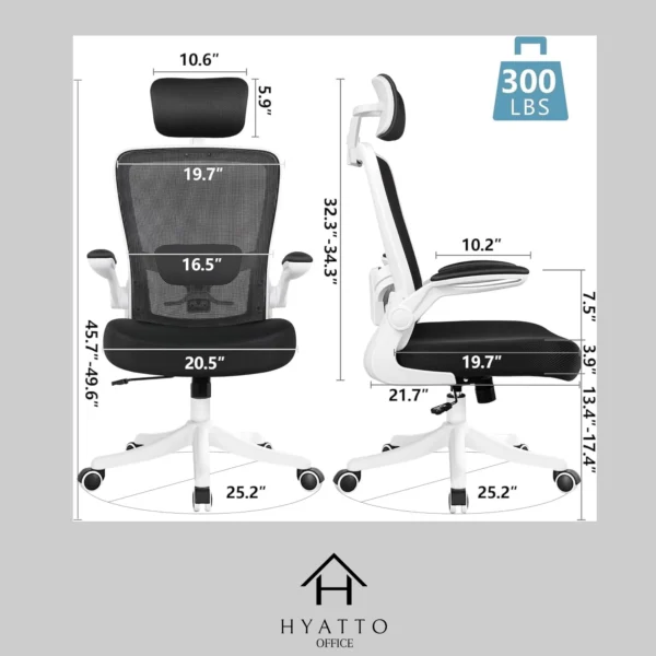 Ergonomic Office Chair Black - HC003 - Image 3