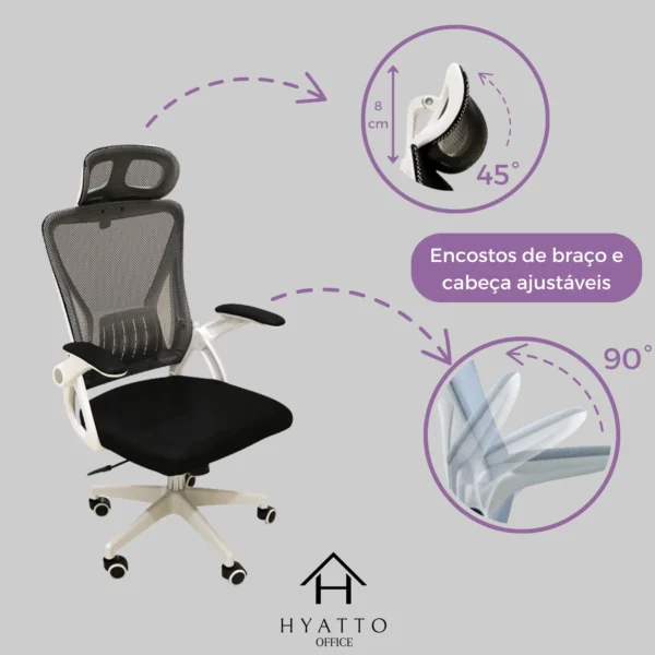 Ergonomic Office Chair Black - HC003 - Image 4