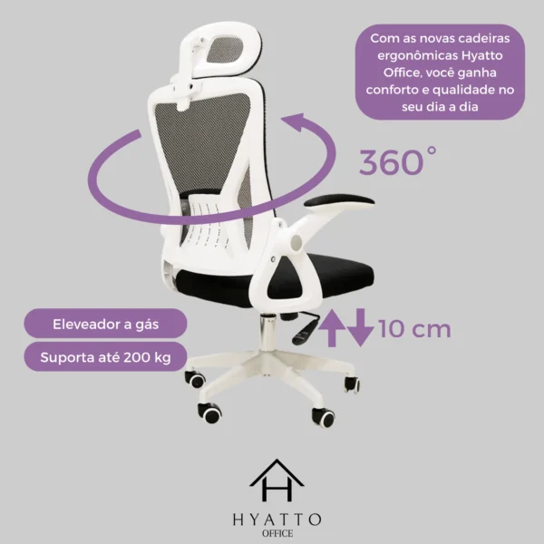 Ergonomic Office Chair Black - HC003 - Image 5