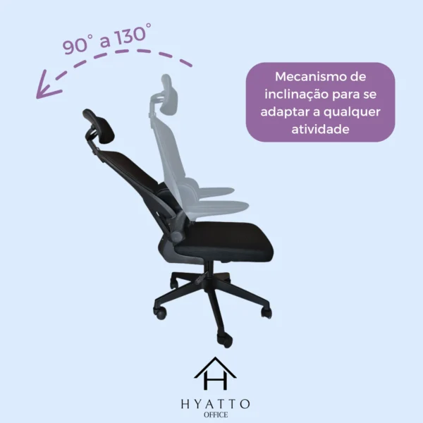 Ergonomic Office Chair Black - HC004 - Image 7