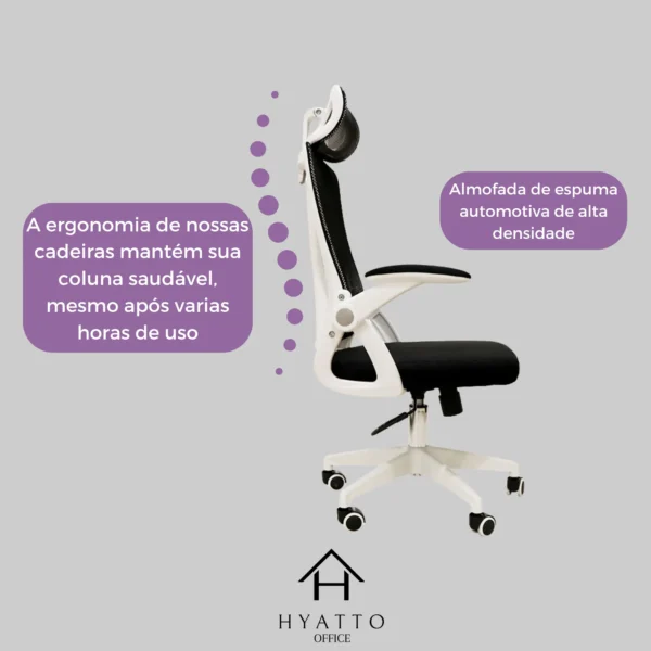 Ergonomic Office Chair Black - HC003 - Image 8