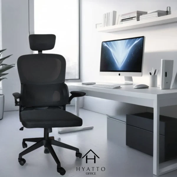 Ergonomic Office Chair Black - HC004 - Image 2