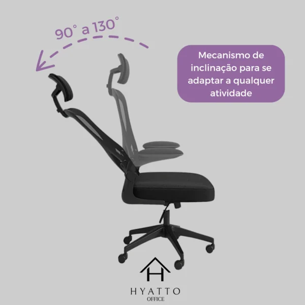 Ergonomic Office Chair Black - HC001 - Image 4