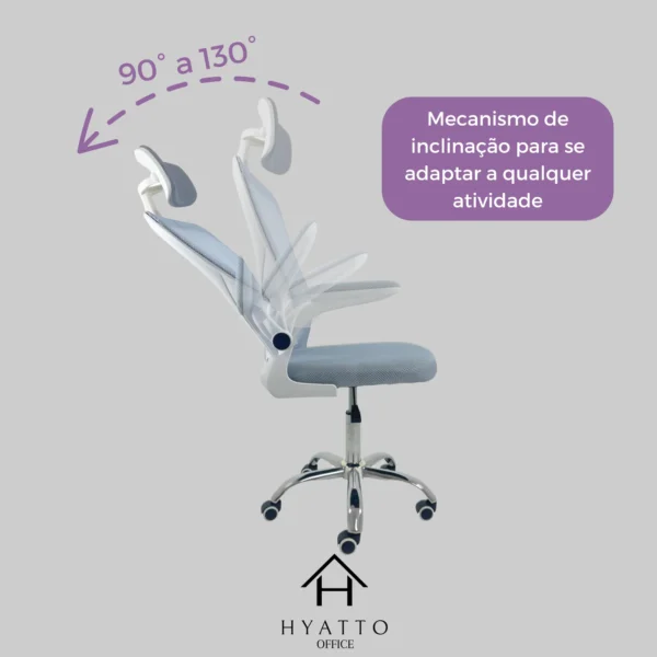 Ergonomic Office Chair White - HC001 - Image 3