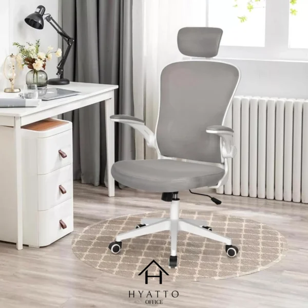 Ergonomic Office Chair White - HC001 - Image 8
